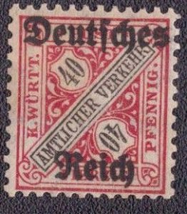 Wurttemberg - O181 1920 MH