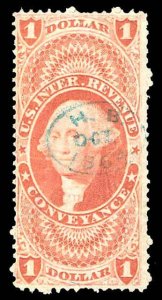 U.S. REV. FIRST ISSUE R66c  Used (ID # 81355)