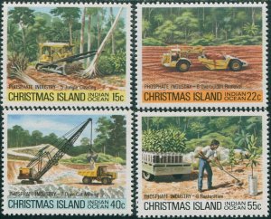 Christmas Island 1980 SG126 Phosphate Industry II set MLH