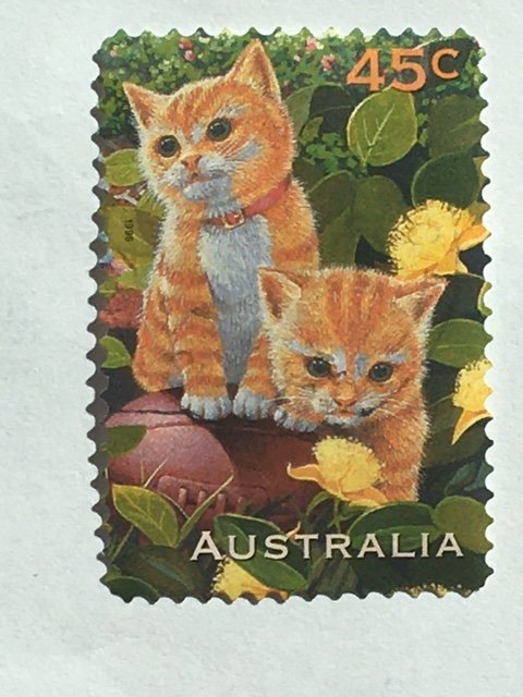 Australia – 1996 – Single “Cat” stamp – SC# 1565 - Used