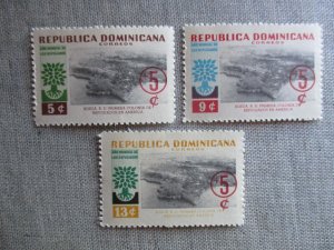 Dominican Republic, Scott# B31-B33, MNH