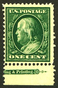 U.S. #331 MINT OG NH