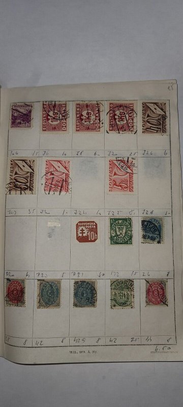 Dealer Stamp Approval Book(Czechoslovakia, Denmark, Finland, France)