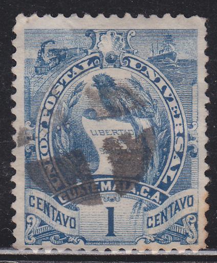 Guatemala 31 National Emblem 1886