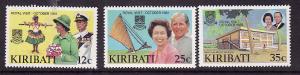 Kiribati-Sc#414-16-unused NH set-QEII Royal Visit-1982-