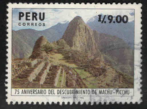 Peru  Scott 926 Used Machu-Picchu stamp