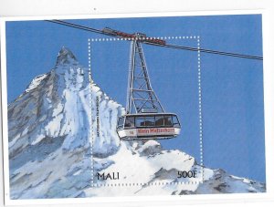 Mali 1996 Matterhorn Cable Car S/S Sc 777 MNH C3