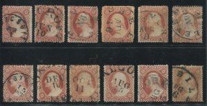 United States #26 Used Lot of 12