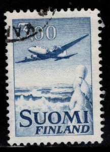 FINLAND SUOMI Scott C4 used Airmail stamp