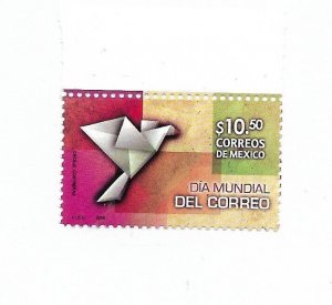 MEXICO 2008 MAIL SERVICE WORLD DAY COMMUNICATION 1 VALUE COMPLETE MNH