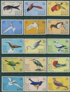 British Indian Ocean Territory 1975 SG62-76 Birds set FU