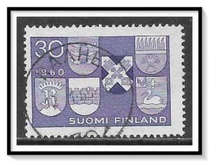 Finland #366 Coat Of Arms Used