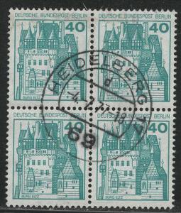 Germany Berlin Scott # 9N395, used, b/4, variation sheet print