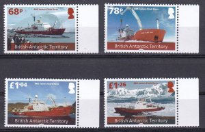 British Antarctic Territory, Fauna, Birds, Penguins, Ships MNH / 2021