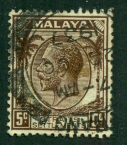 Straits Settlements 1936 #221 U SCV(2020)=$0.35