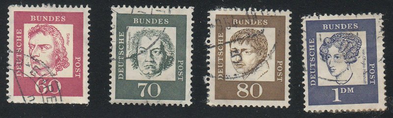 Germany-Berlin - 1961-62 - SC 9N186-89 - Used