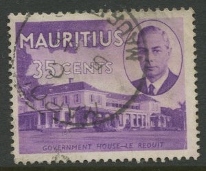 STAMP STATION PERTH Mauritius #244 KGVI Definitive Issue Used 1950