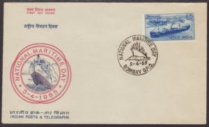 India 399 Ship U/A FDC