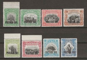 NORTH BORNEO 1918/30 SG D52/64 MINT Cat £164