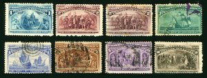 #230 / #237 1893 Columbian Exposition Issues with #231 Broken Hat Variety