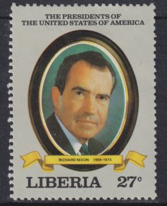 Liberia 938 American Presidents 1982