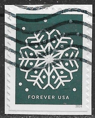 US ~ Scott # 5951 ~ Used on paper ~ Winter Whimsy