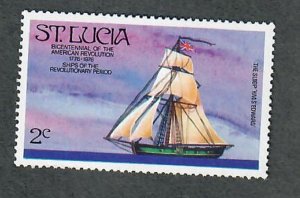 St. Lucia #381 MNH single