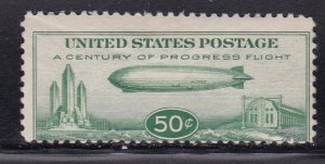 US Airmail c18, MH - Baby Zeppelin