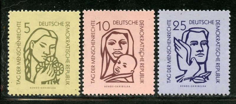 Germany, DDR # 314-16, Mint Never Hinge. CV $ 1.60