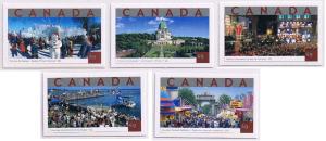 Canada Mint VF-NH #2019-2023 Tourist Attractions