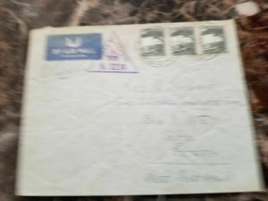 1940s Palestine Censored Army Field Post Cover to Perth Australia BPO BWI 2nd Bg