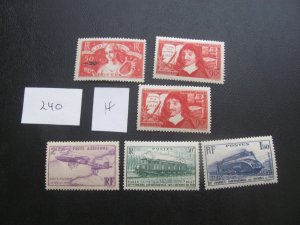 FRANCE 1930S HINGED LOT VF/XF  (240) NEW COLLECTION.