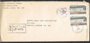 1982 Parks Issue Registered Combo Cover. Scott 726a