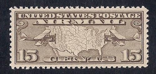 C8 15 cents Map Stamp mint OG NH EGRADED SUPERB 99 XXF