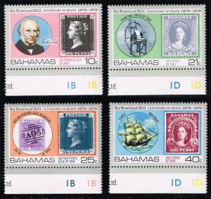 Bahamas #450-453 Sir Rowland Hill Set of 4; MNH (2.50)