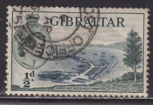 Gibraltar 132 Cargo & Passenger Wharves 1953