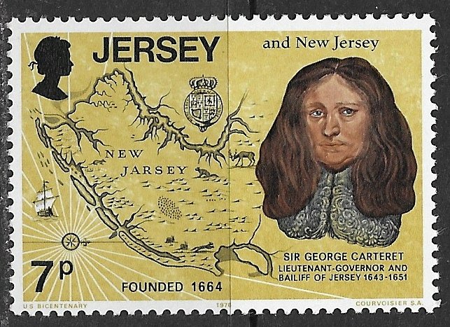 Jersey ~ Scott # 161 ~ MNH ~ Sir George Barteret
