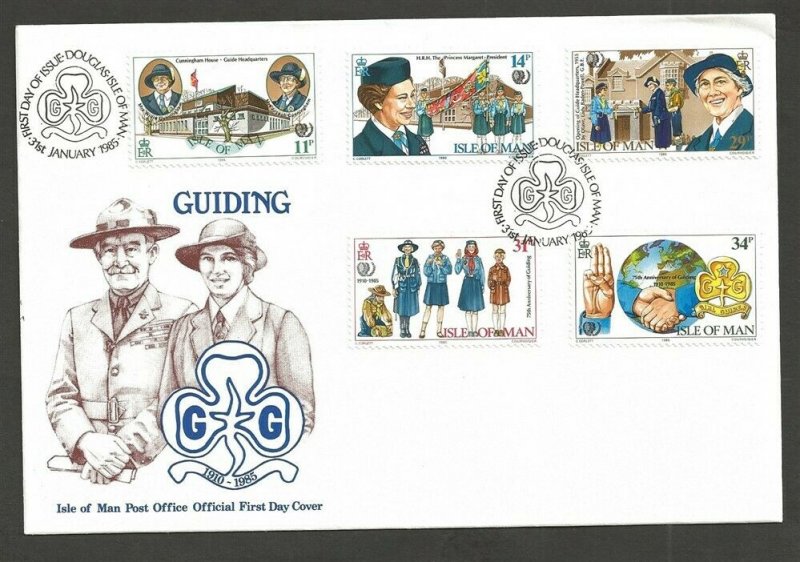 1985 Scouts Isle of Man Girl Guides 75th anniversary FD
