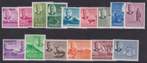 Mauritius, Scott 235-249 (SG 276-290), MLH/HR