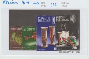 Pitcairn Islands 91-4 VF MNH QEII