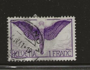 Switzerland Scott #C12, Single 1924 FVF Used