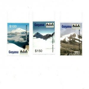 Guyana - 2004 - Year Of The Mountain - Set Of 3 Stamps - MNH