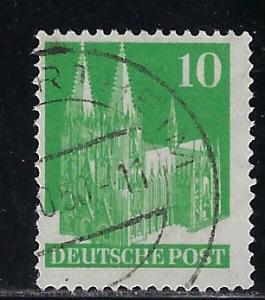 Germany AM Post Scott # 641a, used