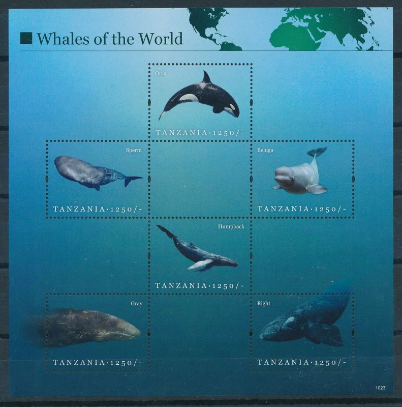 [110206] Tanzania 2011 Marine life whales humpback  MNH