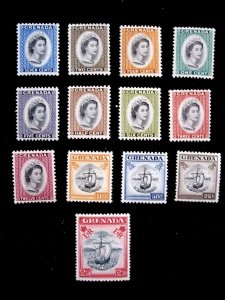 GRENADA - SCOTT# 171-183 - CS - MH - CAT VAL $51.25