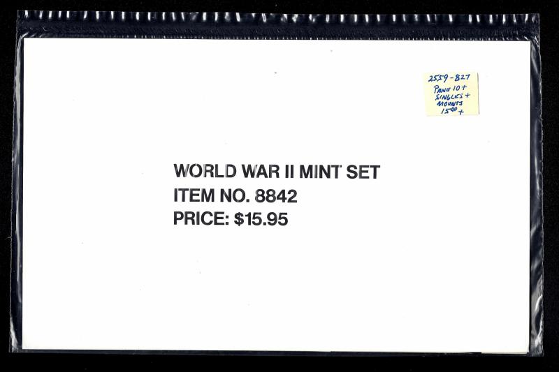 2697 Mint,OG,NH... 1942 World War II Mint Set... In Original Packaging