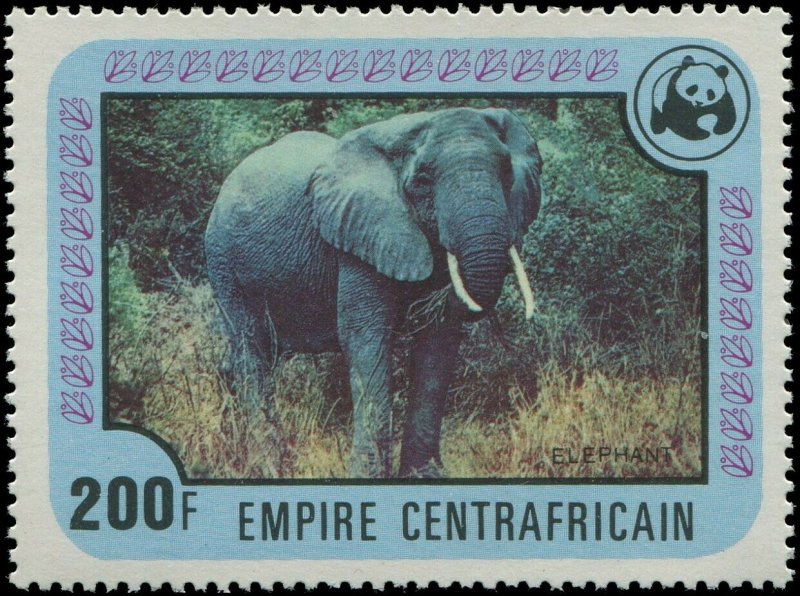 Central African Republic 1978 Sc 323-328 Rhino Crocodile Cheetah Giraffe $34.10