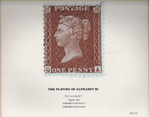 Philatelic Literature: Plating of the Alphabet III - Penny Red - QA to TL
