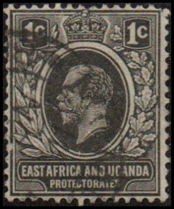 East Africa & Uganda 40 - Used - 6c George V (1912) (cv $2.70) +