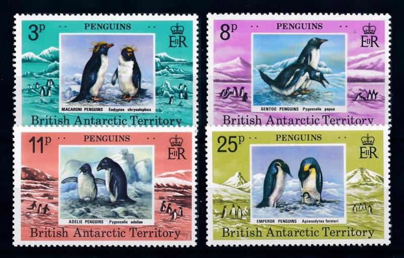 [66395] British Antarctic Territory 1979 Birds Penguins  MLH